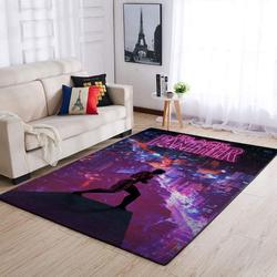 Marvel Superhero Black Panther Area Rug Living Room Decor Movie 190922