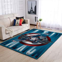 Marvel Superhero Captain America Area Rug Living Room Rug Home Decor Movie Ofd 19091804