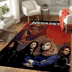 Megadeth Music Art For Fans Area Rug Living Room Carpet Rug Regtangle Carpet Floor Decor Home Decor