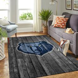 NBA Memphis Grizzlies Rectangle Rug Personalized Non-Slip Carpet Gift For Basketball Fans 1