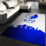 memphis grizzlies nba 3 area rug living room and bed room rug rug regtangle carpet floor decor home decor 0