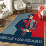merle haggard country music art for fans area rug living room carpet rug regtangle carpet floor decor home decor 0