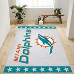miami dolphins banner nfl logo area rug for gift bedroom rug home us d 0