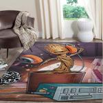 miami dolphins logos rug area rug floor decor living room area rug home decor 0