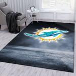 miami dolphins nfl 21 area rug living room and bed room rug rug regtangle carpet floor decor home decor 0