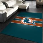 miami dolphins nfl 4 area rug living room and bed room rug rug regtangle carpet floor decor home decor 0