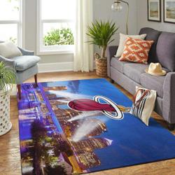 NBA Miami Heat Rectangle Rug Personalized Non-Slip Carpet Gift For Basketball Fans V1788