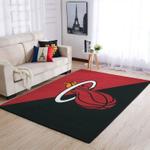 miami heat area rug nba basketball team logo carpet living room rugs rug regtangle carpet floor decor home decor v1794 0