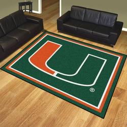 NCAA Miami (FL) Hurricanes arpet Living Room Rug Regtangle Carpet V11140 1