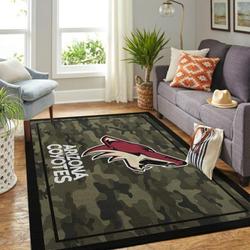 NHL Arizona Coyotes Rectangle Rug Personalized Non-Slip Carpet Gift For Ice Hockey Fans 19120727