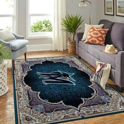 Miami Marlins Area Rug Mlb Team Logo Carpet Living Room Rugs V8390