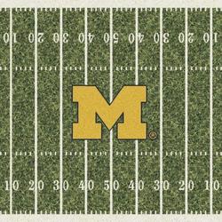 NCAA Michigan Wolverines Carpet Living Room Rugs Rug Regtangle Carpet V8317