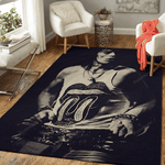 mick jagger look music artist art for fans area rug living room carpet rug regtangle carpet floor decor home decor 0