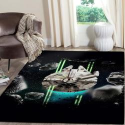 Millennium Falcon Star Wars Movies Area Rugs Living Room Carpet Fn271227 