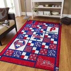 Philadelphia Phillies Area Rug Living Room Rug Home Decor Mlb Team Logo 2002173