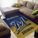milwaukee brewers mlb 8 area rug living room and bed room rug rug regtangle carpet floor decor home decor 0