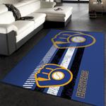 milwaukee brewers mlb team logo nice gift home decor rectangle area ru 0