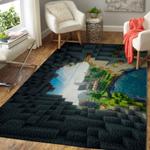 minecraft area rug living room rug home decor video game gfd m30102 0
