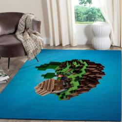Minecraft Area Rug Video Game Carpet Gamer Living Room Rugs Rug Regtangle Carpet Floor Decor Home Decor V214