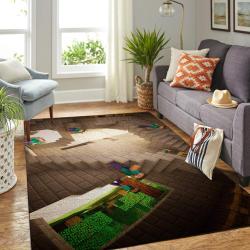 Minecraft Area Rug Video Game Carpet Gamer Living Room Rugs Rug Regtangle Carpet Floor Decor Home Decor V222