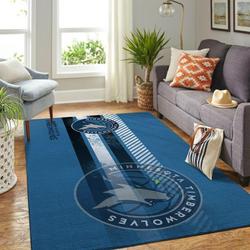 NBA Minnesota Timberwolves Rectangle Rug Personalized Non-Slip Carpet Gift For Basketball Fans V5551