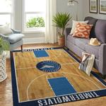minnesota timberwolves area rug nba basketball team logo carpet living room rugs rug regtangle carpet floor decor home decor v5555 0