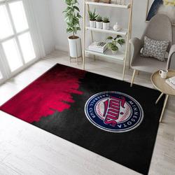 Minnesota Twins Area Rug Mlb Baseball Team Logo Home Decor Living Room Rug 8