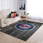 minnesota twins mlb area rugs baseball living room carpet team logo wooden home rug regtangle carpet floor decor home decor 0