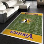 minnesota vikings football nfl 20 area rug living room and bed room rug rug regtangle carpet floor decor home decor 0