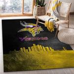 minnesota vikings football nfl 22 area rug living room and bed room rug rug regtangle carpet floor decor home decor 0