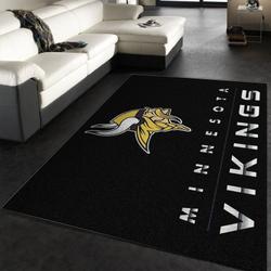 NFL Minnesota Vikings Rectangle Rug Personalized Non-Slip Carpet Gift For Football Fans 7