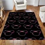 minnie mouse black and colorful movie area rug living room area rug home decor 0