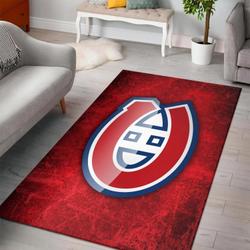 Montreal Canadiens Nhl Ice Hockey Living Room Rug Regtangle Carpet V4248