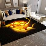 moon pattern print area rug living room rug home decor 0