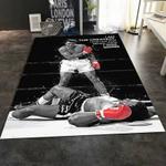 muhammad ali knockout motivational rug area rug boxing floor mat carpet sport decor 0
