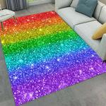 multicolored rainbow glitter dhc04100108mdr rug living room rug home decor 0