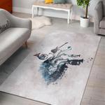music my love blue instrument area rug living room rug home decor bedroom christmas gift 0