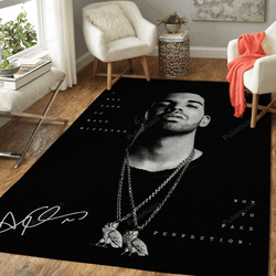 Music Rapper Drake Music Legends Art For Fans Area Rug Living Room Carpet Rug Regtangle Carpet Floor Decor Home Decor