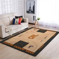NBA Orlando Magic Rectangle Rug Personalized Non-Slip Carpet Gift For Basketball Fans
