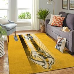 Nashville Predators Area Rugs Nhl Hockey Living Room Carpet Team Logo 20030456