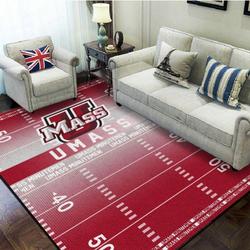 Ncaa Massachusetts Minutemen Football Stadium Fbs Area Rug Living Room Rug 2