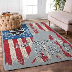 NHL Los Angeles Kings Rectangle Rug Personalized Non-Slip Carpet Gift For Ice Hockey Fans Dhcdhc0710Dz