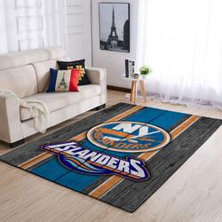 New York Islanders Nhl Area Rugs Team Logo Living Room Regtangle Carpet