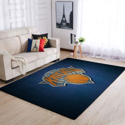 NBA New York Knicks Rectangle Rug Personalized Non-Slip Carpet Gift For Basketball Fans V2172