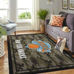 NBA New York Knicks Rectangle Rug Personalized Non-Slip Carpet Gift For Basketball Fans V8338