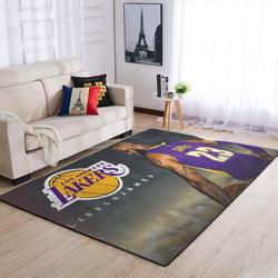 NBA Los Angeles Lakers Rectangle Rug Personalized Non-Slip Carpet Gift For Basketball Fans 200220