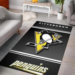 Pittsburgh Penguins Area Rug Living Room Rug Home Decor NHL Carpet Rug 19122110