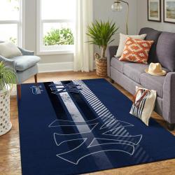 New York Yankees Area Rug Mlb Baseball Team Logo Living Room Rugs