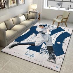 New York Yankees Mlb Baseball Area Rug Baseball Rug Regtangle Carpet Floor Decor Home Decor 23