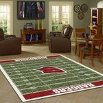 nfl football fans wisconsin badgers home field area rug football home decor homebeautyus rug regtangle carpet floor decor home decor 0